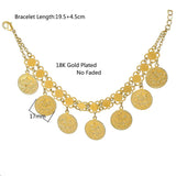 Islamic Muslim Arab Coins Bracelet for Women