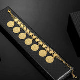Islamic Muslim Arab Coins Bracelet for Women