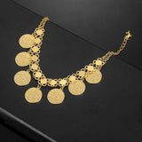 Islamic Muslim Arab Coins Bracelet for Women