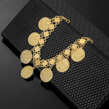 Islamic Muslim Arab Coins Bracelet for Women