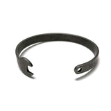 Retro Nostalgia Single Head Wrench Bangles Stainless Steel