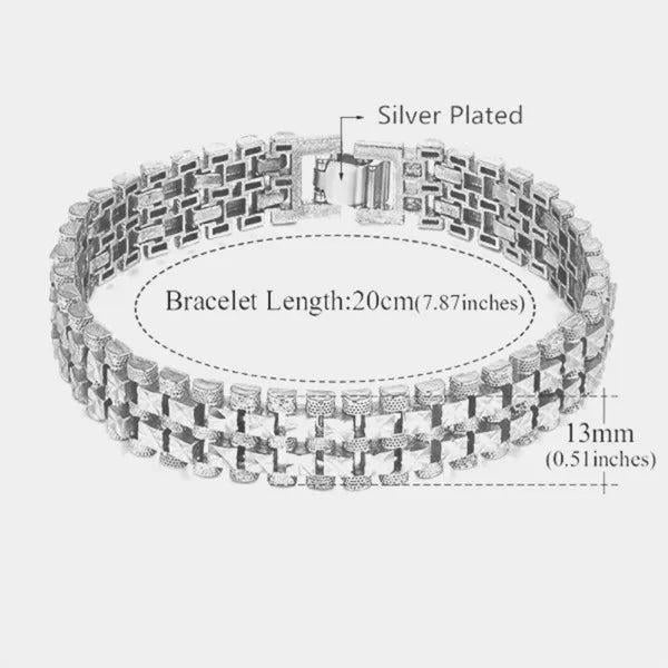 Men's Thick Link Bracelet 20CM Chain Link Bracelets For Men/Women Star Pulseras