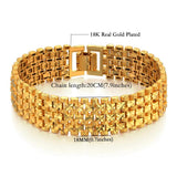 Men's Thick Link Bracelet 20CM Chain Link Bracelets For Men/Women Star Pulseras