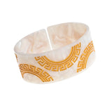 Tortoiseshell Acetate Wide Cuff Bracelet for Women