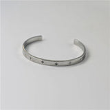 High End PVD 10 North Star Cuff Bracelet