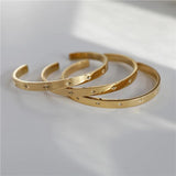 High End PVD 10 North Star Cuff Bracelet