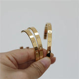 High End PVD 10 North Star Cuff Bracelet