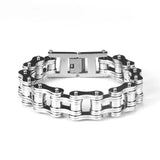 Punk Biker Bracelet Chain Stainless Steel Jewelry Silver Bicycle Bracelet