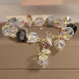 Lavender Amethyst Bracelet with Zircon Pendant for Women