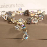 Lavender Amethyst Bracelet with Zircon Pendant for Women