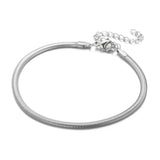 Women Men Silver Rose Steel Red Rope Bracelets Jewelry