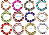 Classic Round Glass Crystal Dot Bracelet for Women