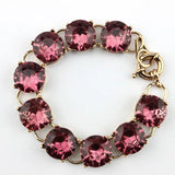 Classic Round Glass Crystal Dot Bracelet for Women
