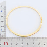 Nidin Bracelet Copper Zirconia Cuff Bangle Women Gift