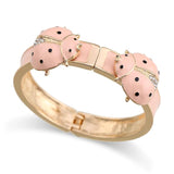 Colorful Ladybrids Bracelet Bangle Plated Statement Open Bracelet for Girls