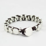 Anslow Punk Rock Bijoux Jewelry Vintage Leather Bracelet Gifts