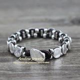 Anslow Punk Rock Bijoux Jewelry Vintage Leather Bracelet Gifts