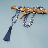 Muslim Tasbih Prayer Beads 8mm Sodalite Beads 33 Beads Tasbih 99 Beads Jewelry
