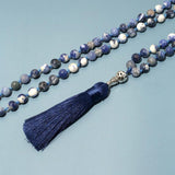 Muslim Tasbih Prayer Beads 8mm Sodalite Beads 33 Beads Tasbih 99 Beads Jewelry
