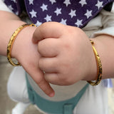Adjustable Baby Bangles & Bracelets Birthday Jewelry Gift for Girls Kids