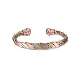 Magnetic Copper Bracelet Open Cuff Adjustable for Women