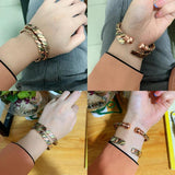 Magnetic Copper Bracelet Open Cuff Adjustable for Women