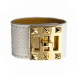 Kirykle Women Bracelet High PU Leather Stainless Steel Bracelets Bangle