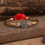Quartz Stone Beads Bracelets Women Citrines Roses Quartz Chip Beads