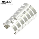 Women Large Alloy Opened Cuff Bangles Statement Jewelry BL298