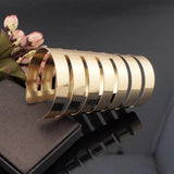 Women Large Alloy Opened Cuff Bangles Statement Jewelry BL298