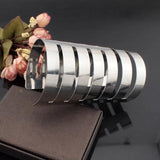 Women Large Alloy Opened Cuff Bangles Statement Jewelry BL298