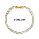 Stainless Steel Chain Bracelet Crystal Jewelry Metal Bracelet