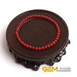 Red Agates Stone Beads Bracelet 4-12mm DIY Jewelry Gift