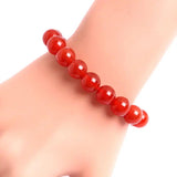 Red Agates Stone Beads Bracelet 4-12mm DIY Jewelry Gift