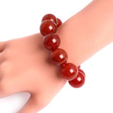 Red Agates Stone Beads Bracelet 4-12mm DIY Jewelry Gift