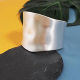 Punk Alloy Matte Finish Cuff Bangles Statement Bracelet Party Jewelry