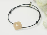 925 Sterling Silver Four Leaf Clover Women Bracelet PB023