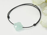 925 Sterling Silver Four Leaf Clover Women Bracelet PB023
