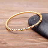 Nidin 14 Styles Copper Zircon Bangles Female Hollow Crystal Party Gift