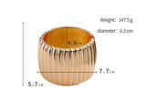 Punk Hiphop Geometric Bangles Women African Bangle&Bracelets