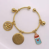Islamic Ayatul Kursi Allah Copper Baby Child Bangles