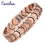 Escalu Copper Plating Magnetic Men Bracelet 21pcs Magnets