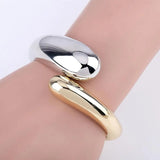 KAYMEN Teardrop Cuff Bangle Chunky Bracelet