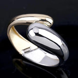 KAYMEN Teardrop Cuff Bangle Chunky Bracelet