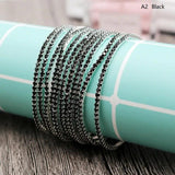 20pcs Elastic Crystal Beads 2mm Rhinestone Bracelet Jewelry for Summer