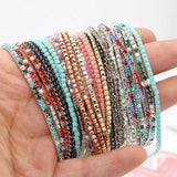 20pcs Elastic Crystal Beads 2mm Rhinestone Bracelet Jewelry for Summer