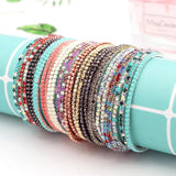 20pcs Elastic Crystal Beads 2mm Rhinestone Bracelet Jewelry for Summer
