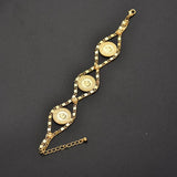 24CM Turkey Coin Bracelet Women Turkish Symbol Ottoman Muslim Bangle