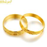 2pcs/Lot Seychelles Thick Baby Kids Fixed Size Bangles Bracelet Jewelry