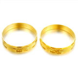 2pcs/Lot Seychelles Thick Baby Kids Fixed Size Bangles Bracelet Jewelry